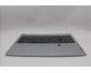 Lenovo 5CB1P35973 C-Cover with keyboard, Belgian, Cloud Grey, Non-Backlight, FingerPrint, UK