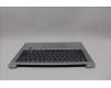 Lenovo 5CB1P43473 C-Cover with keyboard, US English Euro, Cloud Grey, Backlight, FingerPrint, US