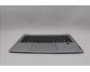 Lenovo 5CB1P48983 C-Cover with keyboard, Portuguese, Cloud Grey, Backlight, FingerPrint
