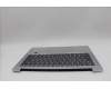 Lenovo 5CB1P48986 C-Cover with keyboard, Nordic, Cloud Grey, Backlight, FingerPrint, UK