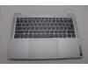 Lenovo 5CB1P49006 C-Cover with keyboard, Arabic, Cloud Grey, Backlight, Non-Fingerprint, US