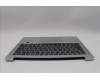 Lenovo 5CB1P49465 C-Cover with keyboard, German, Cloud Grey, Non-Backlight, FingerPrint, UK