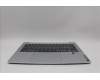 Lenovo 5CB1P49471 C-Cover with keyboard, Switzerland, Cloud Grey, Non-Backlight, FingerPrint, UK