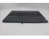 Lenovo 5CB1P50106 C-Cover with keyboard, Nordic, Onyx Grey, UK