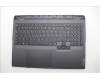 Lenovo 5CB1P50127 C-Cover with keyboard, French Arabic, Grey, RGB Backlight, UK