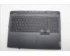 Lenovo 5CB1P50128 C-Cover with keyboard, German, Grey, RGB Backlight, UK