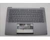 Lenovo 5CB1P50152 C-Cover with keyboard, Czech Slovakian, Luna Grey, Non-Fingerprint, UK