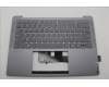 Lenovo 5CB1P50154 C-Cover with keyboard, US English Euro, Luna Grey, Non-Fingerprint, US