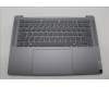 Lenovo 5CB1P50230 C-Cover with keyboard,German,Luna Grey