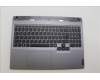 Lenovo 5CB1P55587 C-Cover with keyboard, German, Luna Grey, RGB Backlight, UK
