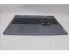 Lenovo 5CB1P55643 C-Cover with keyboard, Switzerland, Luna Grey, RGB Backlight, UK
