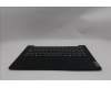 Lenovo 5CB1P73678 C-Cover with keyboard, Belgian, Black, Non-Fingerprint, UK