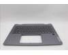 Lenovo 5CB1P74338 C-Cover with keyboard,French,Luan Grey,FingerPrint