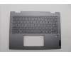 Lenovo 5CB1P74338 C-Cover with keyboard, French, Luna Grey, FingerPrint, US