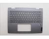 Lenovo 5CB1P74355 C-Cover with keyboard, Ukraine, Luna Grey, FingerPrint, US