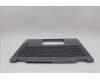Lenovo 5CB1P74355 C-Cover with keyboard, Ukraine, Luna Grey, FingerPrint, US