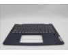 Lenovo 5CB1P74378 C-Cover with keyboard, Belgian, Cosmic Blue, FingerPrint, UK