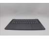 Lenovo 5CB1P74753 C-Cover with keyboard, US English Euro, Luna Grey, Puresight Logo, US