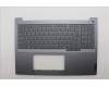 Lenovo 5CB1P85698 C-Cover with keyboard, English, Luna Grey, FingerPrint, US