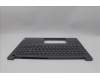 Lenovo 5CB1P85700 C-Cover with keyboard, French, Luna Grey, FingerPrint, US