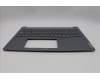Lenovo 5CB1P85716 C-Cover with keyboard, Spanish LA, Luna Grey, FingerPrint, UK