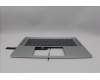 Lenovo 5CB1Q27720 C-Cover with keyboard, German, Cloud Grey, Backlight, UK