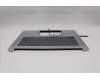 Lenovo 5CB1Q27722 C-Cover with keyboard, Hebrew, Cloud Grey, Backlight, US