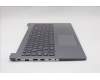 Lenovo 5CB1Q43289 C-Cover with keyboard, Ukraine, Luna Grey, Backlight, US