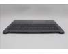 Lenovo 5CB1Q43296 C-Cover with keyboard, Portuguese, Luna Grey, Non-Backlight, UK