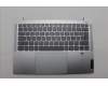 Lenovo 5CB1Q43336 C-Cover with AI keyboard, UK English, Cloud Grey, Backlight, Fingerprint, UK