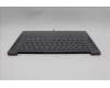 Lenovo 5CB1Q62703 C-Cover with keyboard, Bulgarian, Luna Grey, Backlight, UK