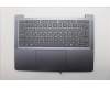 Lenovo 5CB1Q62745 C-Cover with keyboard, UK English, Luna Grey, Backlight, UK