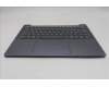 Lenovo 5CB1Q62831 C-Cover with keyboard, German, Luna Grey, Non-Backlight, UK