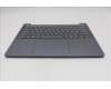 Lenovo 5CB1Q64053 C-Cover with keyboard, Ukraine, Luna Grey, Non-Backlight, US