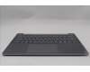 Lenovo 5CB1Q64054 C-Cover with keyboard, Arabic, Luna Grey, Backlight, US