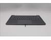 Lenovo 5CB1Q64055 C-Cover with keyboard, Belgian, Luna Grey, Backlight, UK