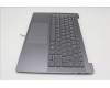Lenovo 5CB1Q64074 C-Cover with keyboard, Portuguese, Luna Grey, Backlight, UK