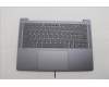 Lenovo 5CB1Q64076 C-Cover with keyboard, Slovenian, Luna Grey, Backlight, UK