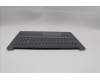 Lenovo 5CB1R07730 C-Cover with keyboard, Belgian, Luna Grey, Backlight, 3CELL, UK