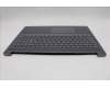 Lenovo 5CB1R07752 C-Cover with keyboard, Spanish, Luna Grey, Backlight, 3CELL, UK
