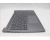 Lenovo 5CB1R07774 C-Cover with keyboard, Italian, Luna Grey, Non-Backlight, 3CELL, UK