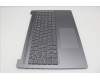 Lenovo 5CB1R07790 C-Cover with keyboard, Belgian, Luna Grey, Backlight, 4CELL, UK