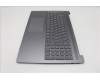 Lenovo 5CB1R07809 C-Cover with keyboard, Portuguese, Luna Grey, Backlight, 4CELL, UK