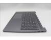 Lenovo 5CB1R07951 C-Cover with keyboard, Russian, Luna Grey, Non-Backlight, 4CELL, US