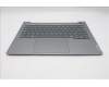 Lenovo 5CB1R08799 C-Cover with keyboard, Spanish, Arctic Grey, Backlight, U-series, UK