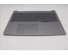 Lenovo 5CB1R08862 C-Cover with keyboard, German, Arctic Grey, Backlight, H-series, UK