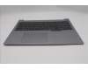 Lenovo 5CB1R08903 C-Cover with keyboard, US English Euro, Arctic Grey, Backlight, U-series, US