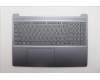 Lenovo 5CB1R08987 C-Cover with keyboard, Arabic, Luna Grey, Backlight, US
