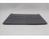 Lenovo 5CB1R08992 C-Cover with keyboard, English, Luna Grey, Backlight