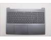Lenovo 5CB1R09009 C-Cover with keyboard, Slovenian, Luna Grey, Backlight, UK